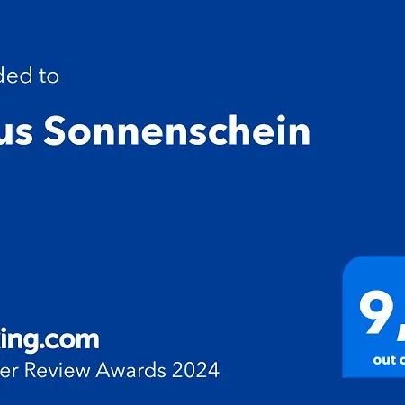 Apartment Haus Sonnenschein *